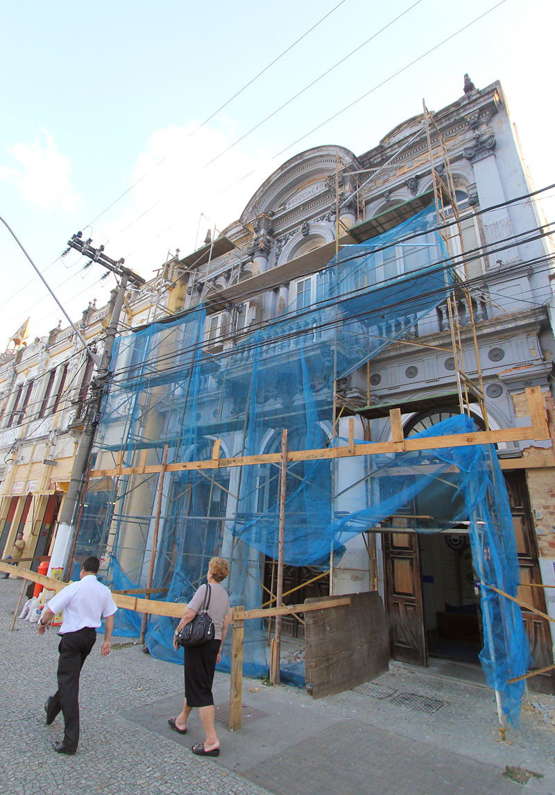 Restauro da Associação Comercial fica pronto este mês