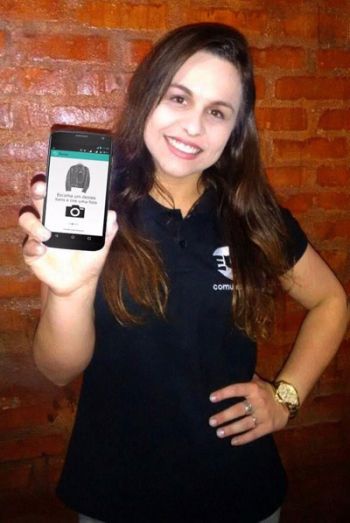 Letícia Caiafa mostra aplicativo, que reúne usuários com interesse de trocar desde roupas até equipamentos eletrônicos