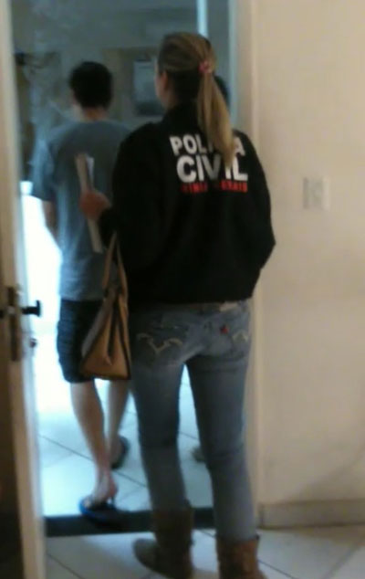 Suspeito foi preso e encaminhado à delegacia da Polícia Civil
