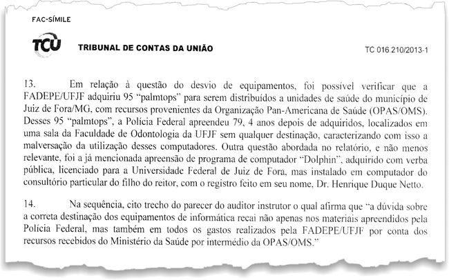Contrato da UFJF na mira do Ministério da Saúde 2 5695831965aef