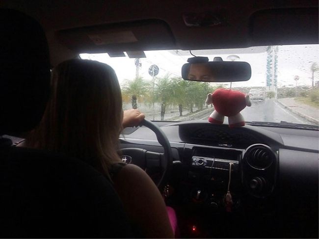 Uber e táxis já disputam as ruas 3 Motorista da UBer fez ontem sua primeira viagem com a equipe da Tribuna; expectativa é lucrar até um salário mínimo por semana (Eduardo Valente/10-11-2016)